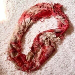 Vintage Y2K Whimsical Hipster Butterfly Statement Quirky Artistic Infinity Scarf